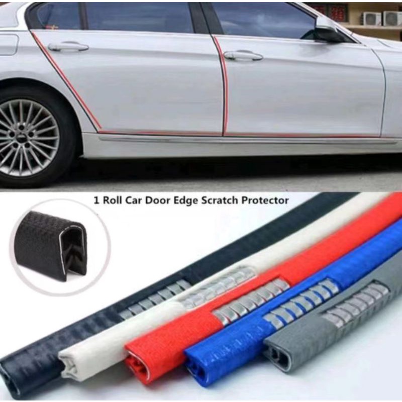5M Car Door Edge Guard Rubber Strip Car Door Bonnet Protector