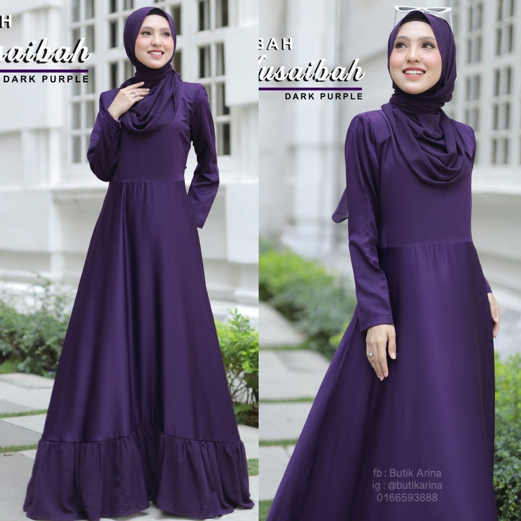 dress muslimah princess cut Islamic Dress for Woman