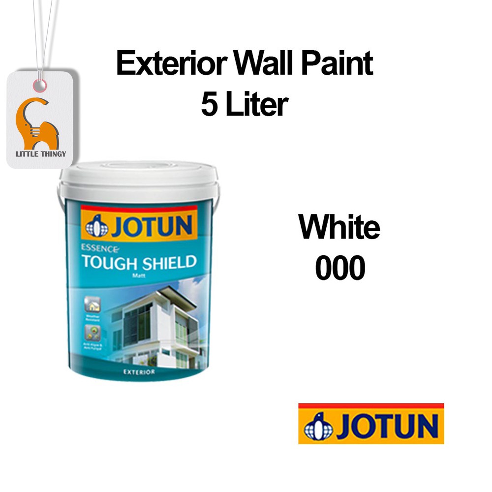 5L Jotun White Colour Tough Shield Matt Anti Algae Anti Fungal Wall