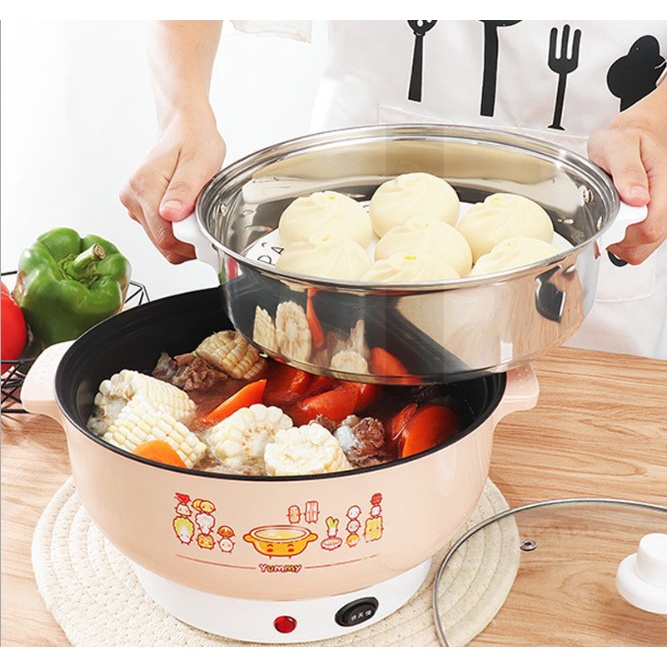 💥NEW ITEM💥 [Ready Stok] Ceramic Coated Cooker 22cm Multifunctional