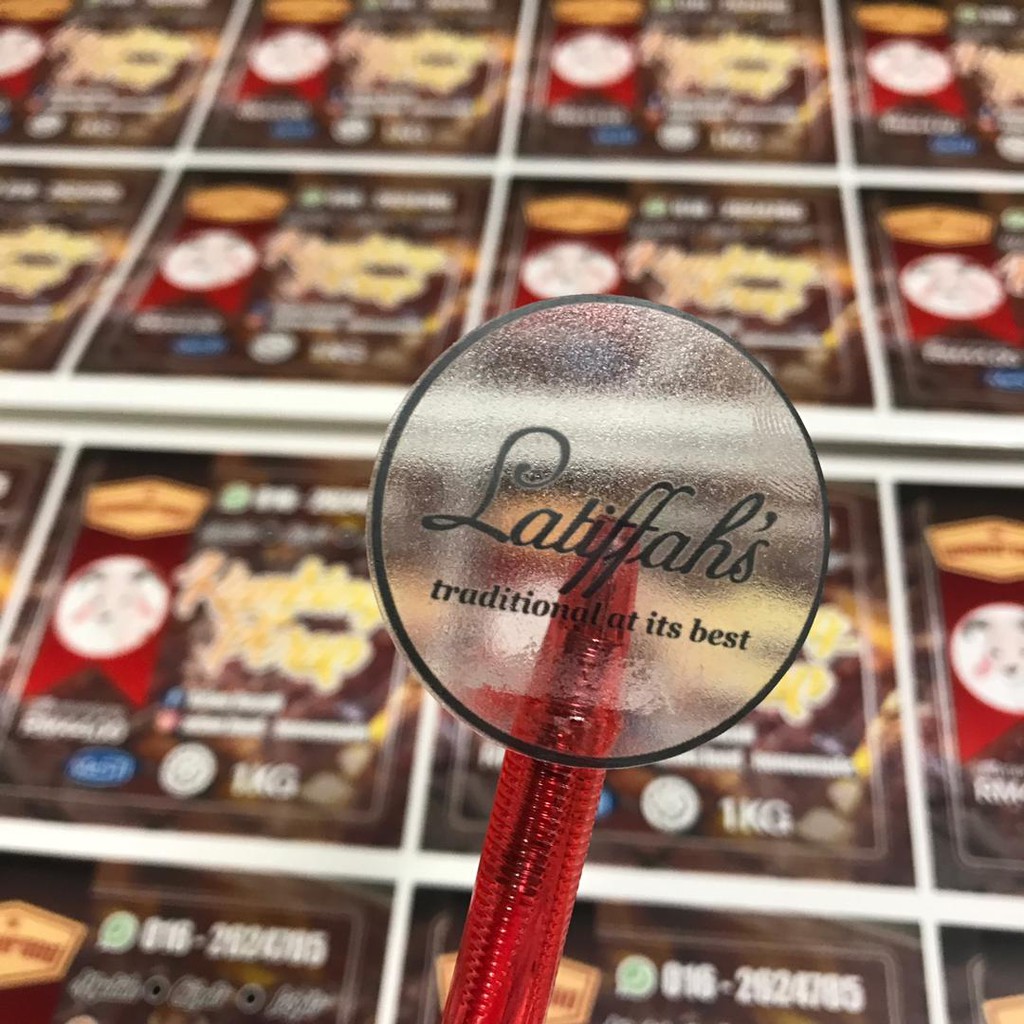 STICKER TRANSPARENT JIMAT DAN CANTIK | Shopee Malaysia