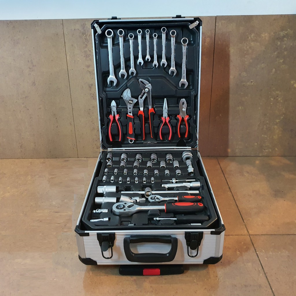 TBS187 Aluminium Luggage Tool Box Set Multi Package ID32268 ID33444