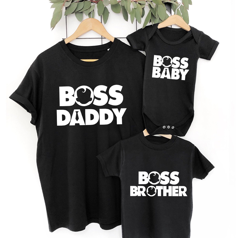 Boss Baby Family Shirts Daddy And Kids Matching Boss Shirts Baby ...