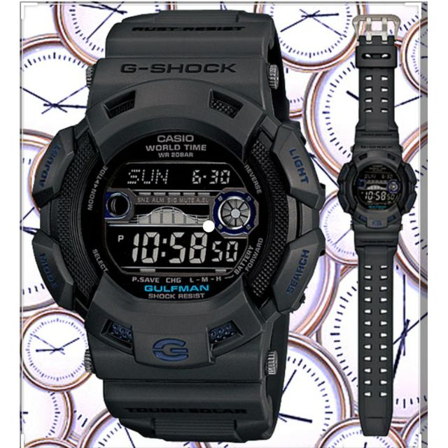 G Shock GR 9110GY 1 Men in smoky grey Gulfman Shopee Malaysia