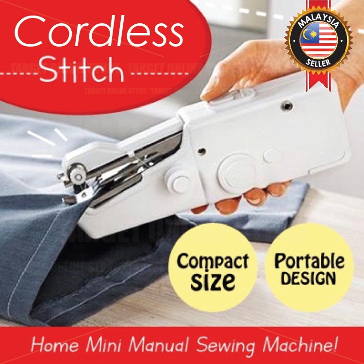 Portable Mini Manual Sewing Machine Stitch Sewing Machine Handheld Quick  Home