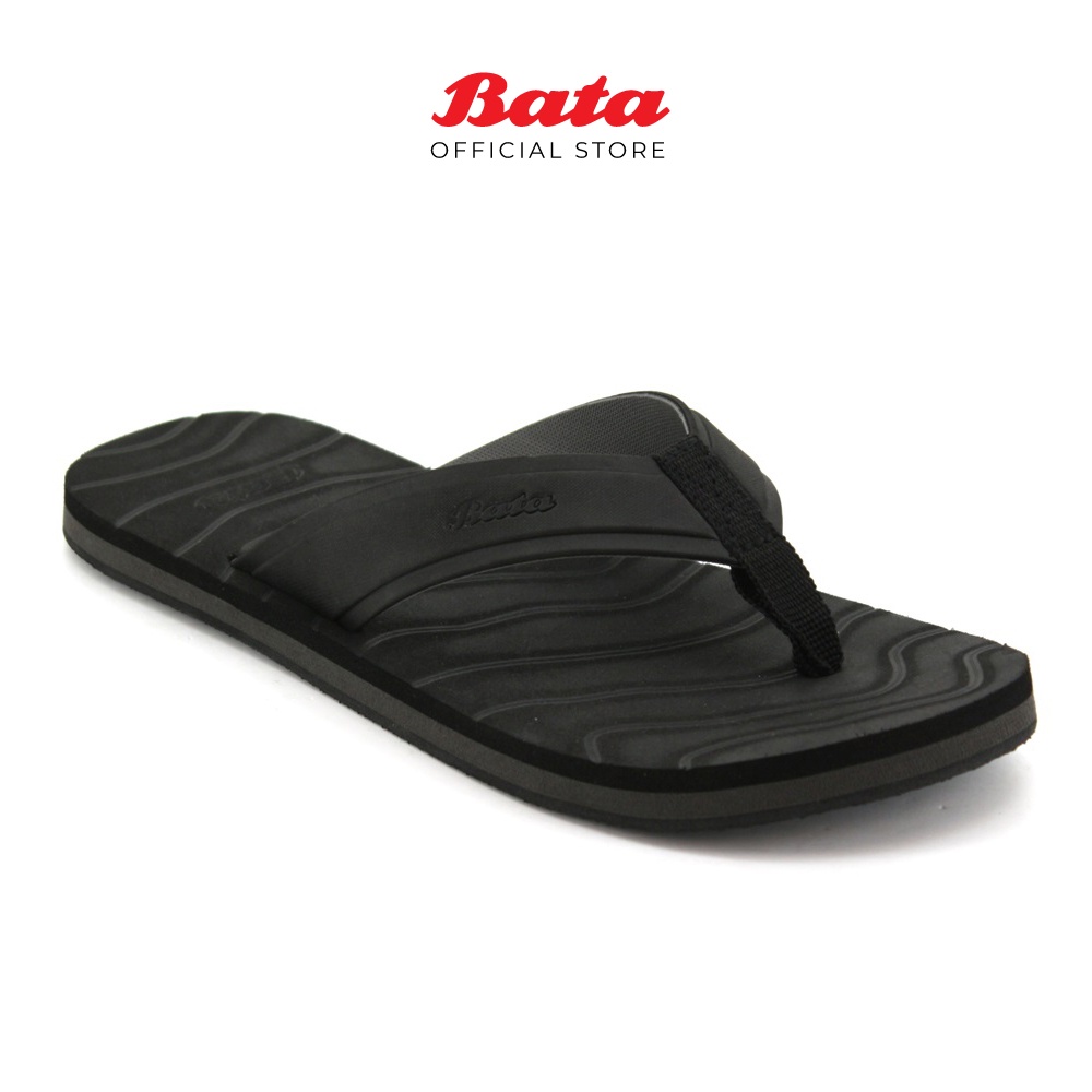 BATA Elfa Men Black Sandal 8626151 Kasut Sandal Lelaki Shopee