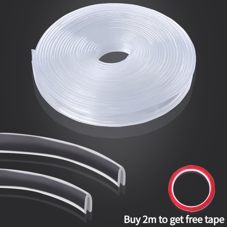 Transparent Edge Protector Soft Rubber Hurt Prevention Edge Corner ...
