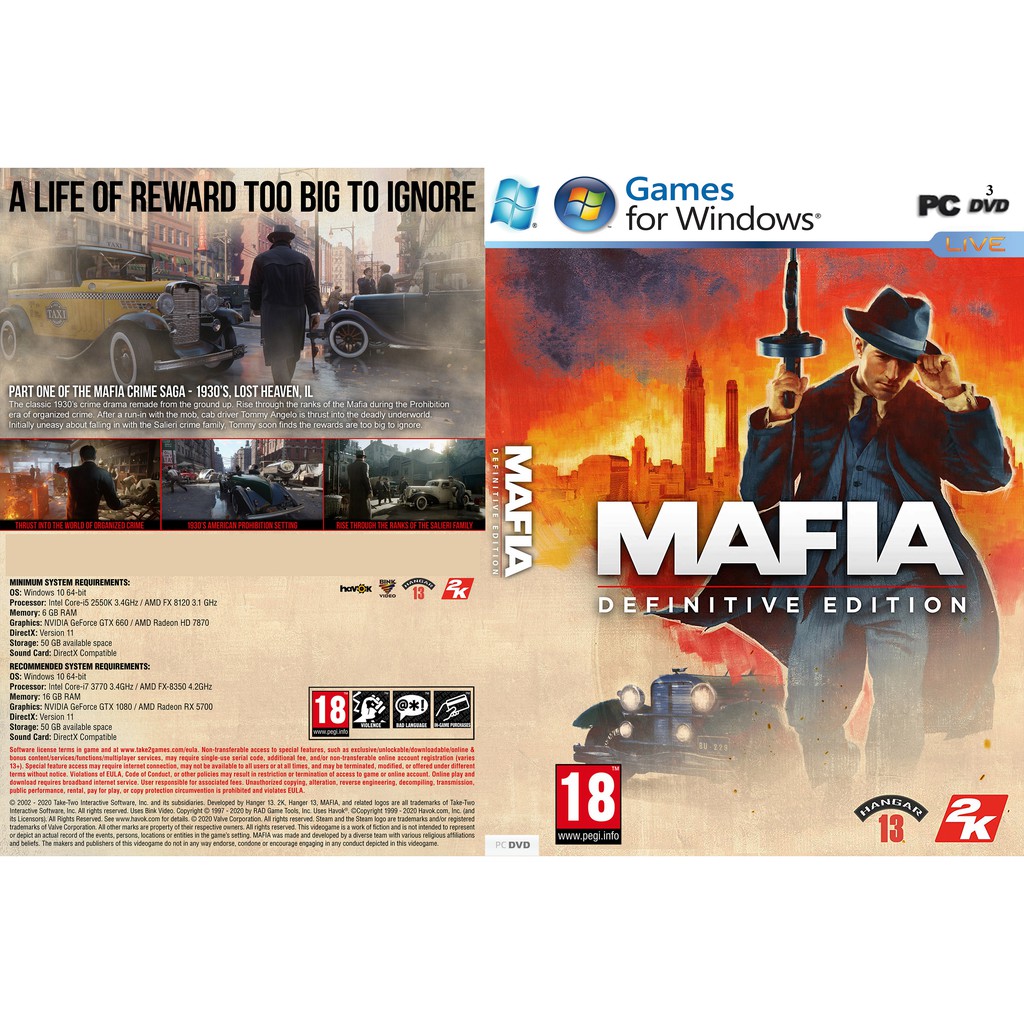 Mafia: Definitive Edition PC GAME [Offline INSTALLATION] | Shopee Malaysia