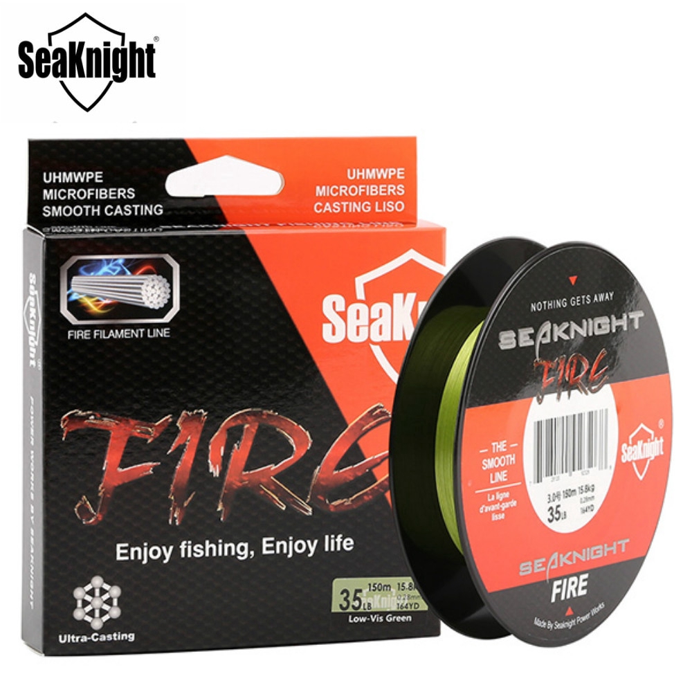 SeaKnight Braided Fishing Line 150M Ultra Casting Smooth Rope x4 PE ...