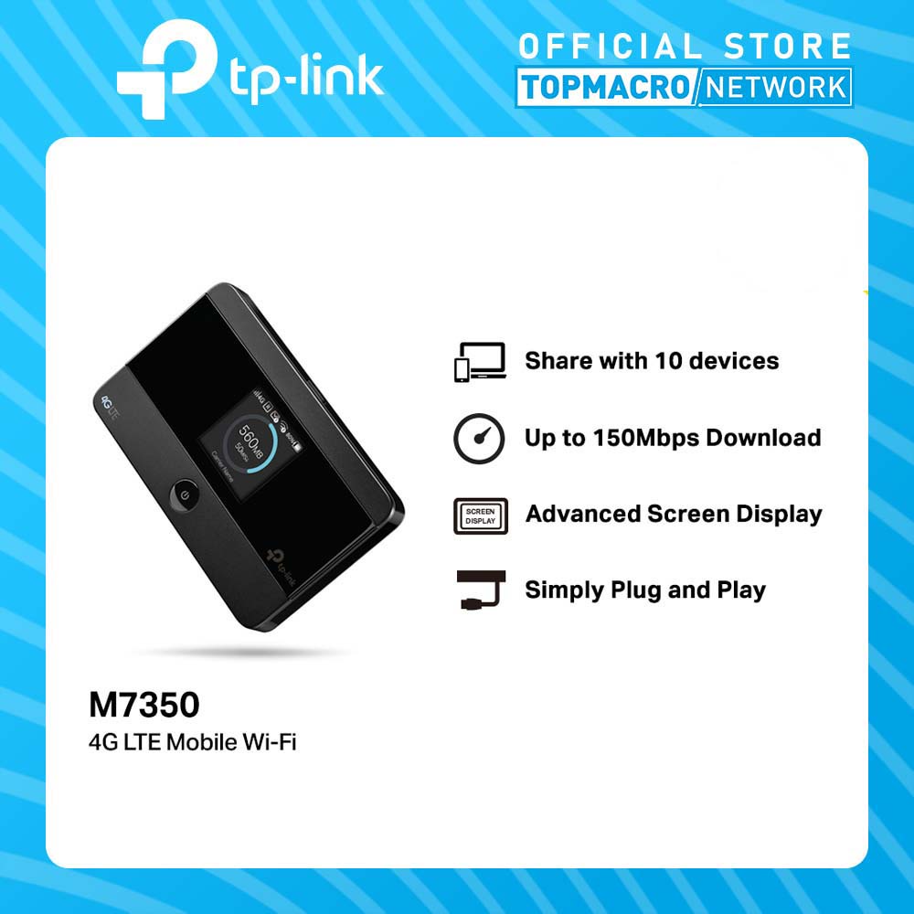 TP-LINK - M7350 4G LTE Mobile Wi-Fi | Shopee Malaysia