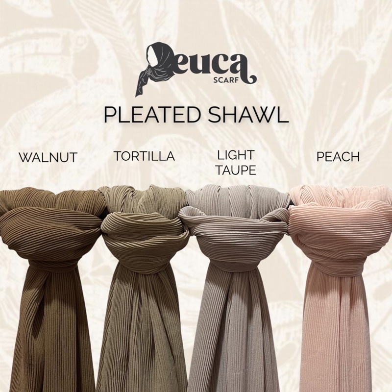 cara jaga pleated shawl