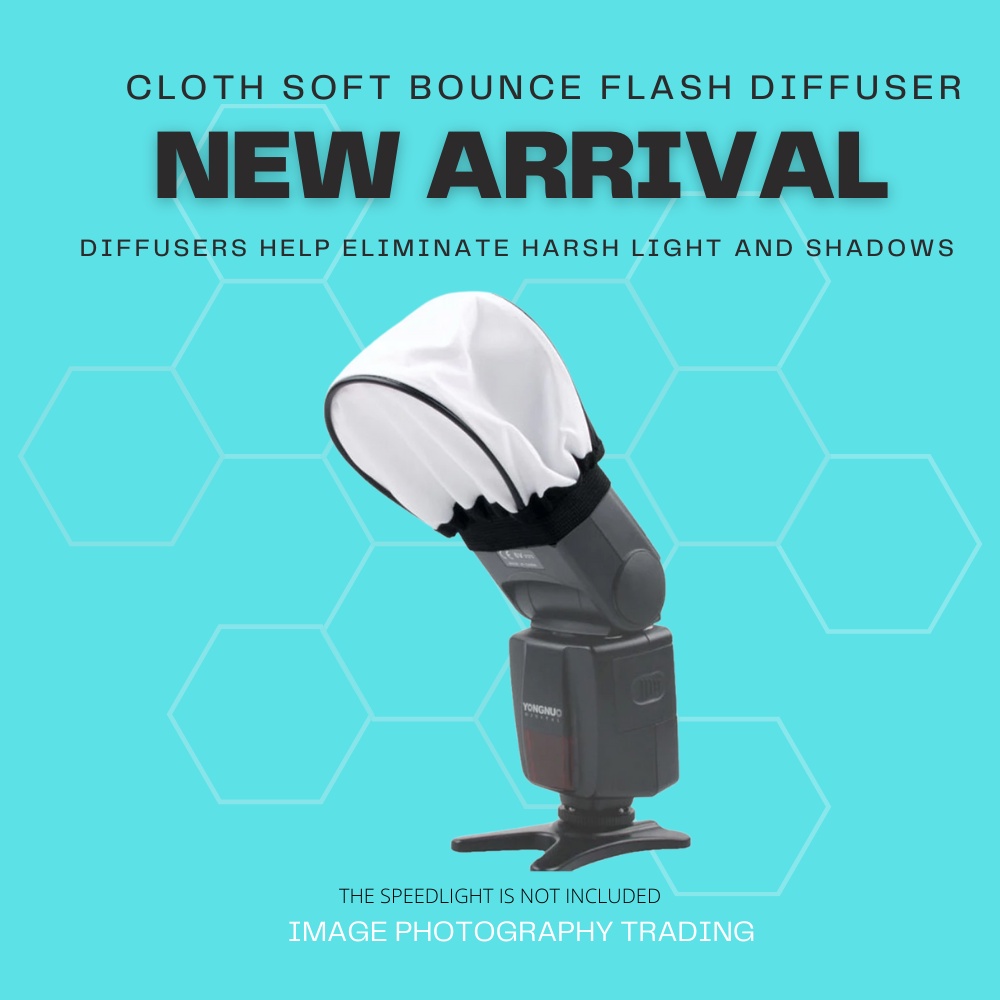 Cloth Universal Soft Bounce Flash Diffuser for DSLR Cameras Speedlight ...