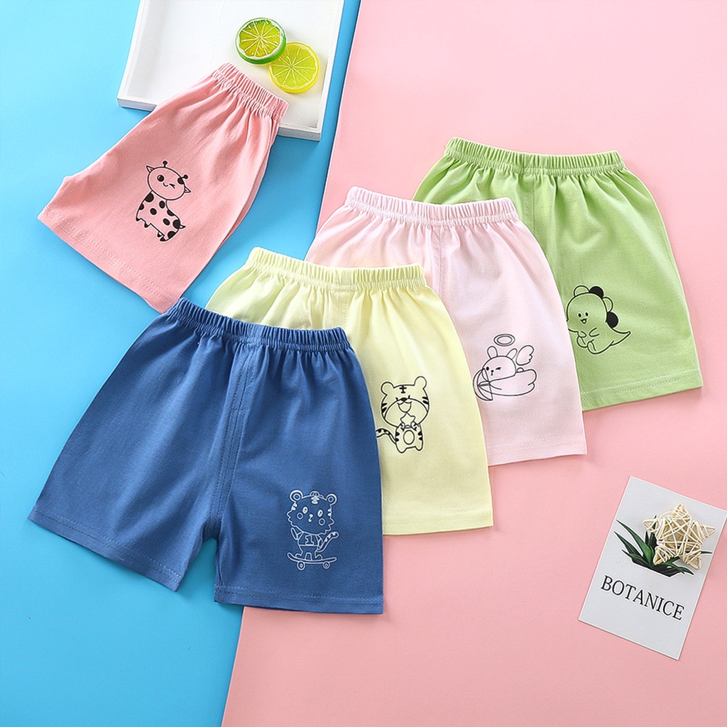 ZY] 60-130CM Children's Combed Cotton Shorts Casual Pants All