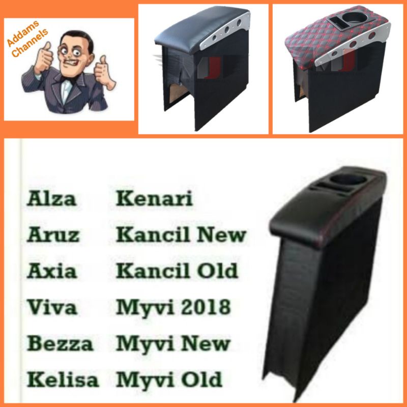 Perodua High Quality Armrest Console Box ALZA AXIA BEZZA KANCIL KELISA ...