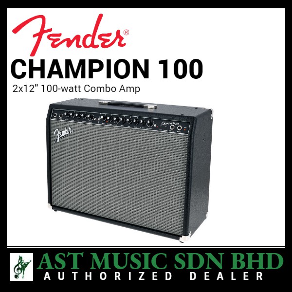 Fender Champion 100 Guitar Combo Amplifier, 230V UK | Shopee Malaysia