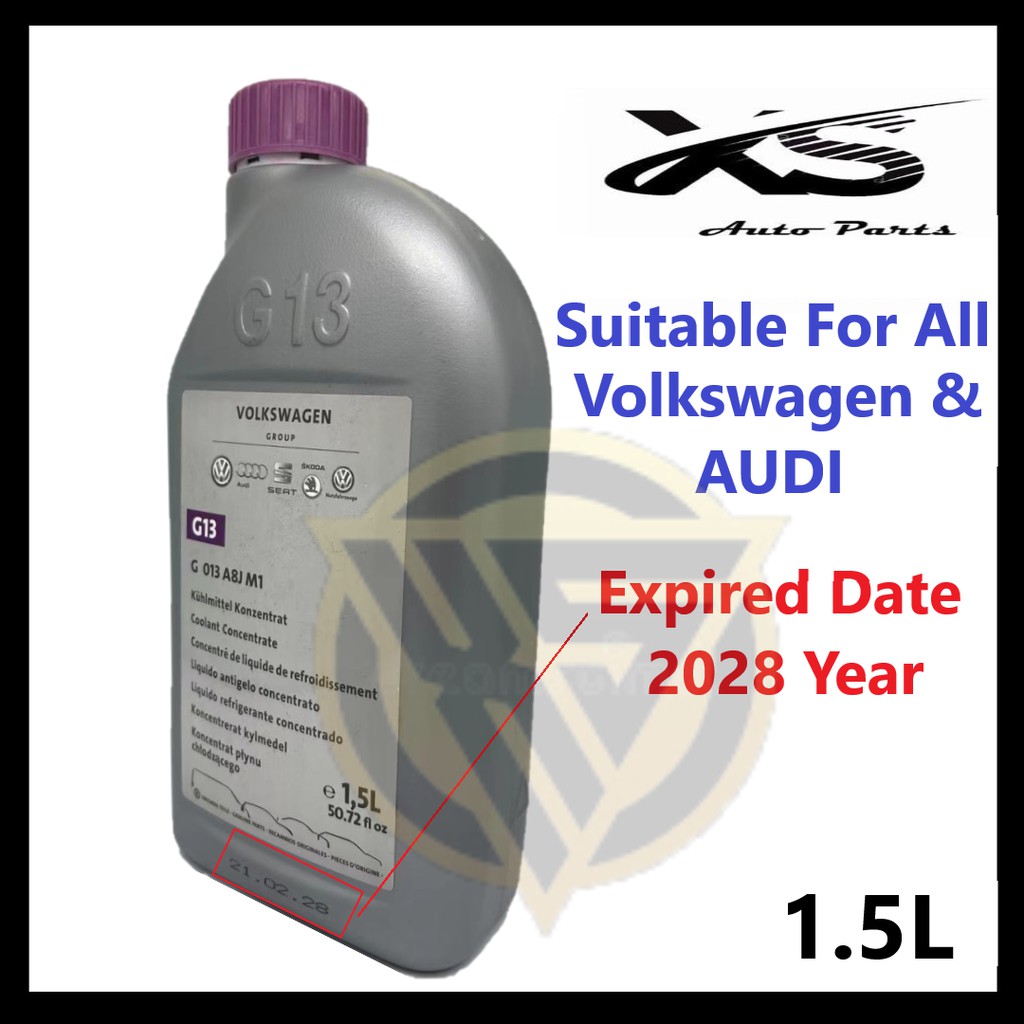 💯 ORIGINAL 💯 VOLKSWAGEN COOLANT, AUDI COOLANT ( G13 ) 1.5LITRE ( G 013 A8J M1 ) Shopee Malaysia