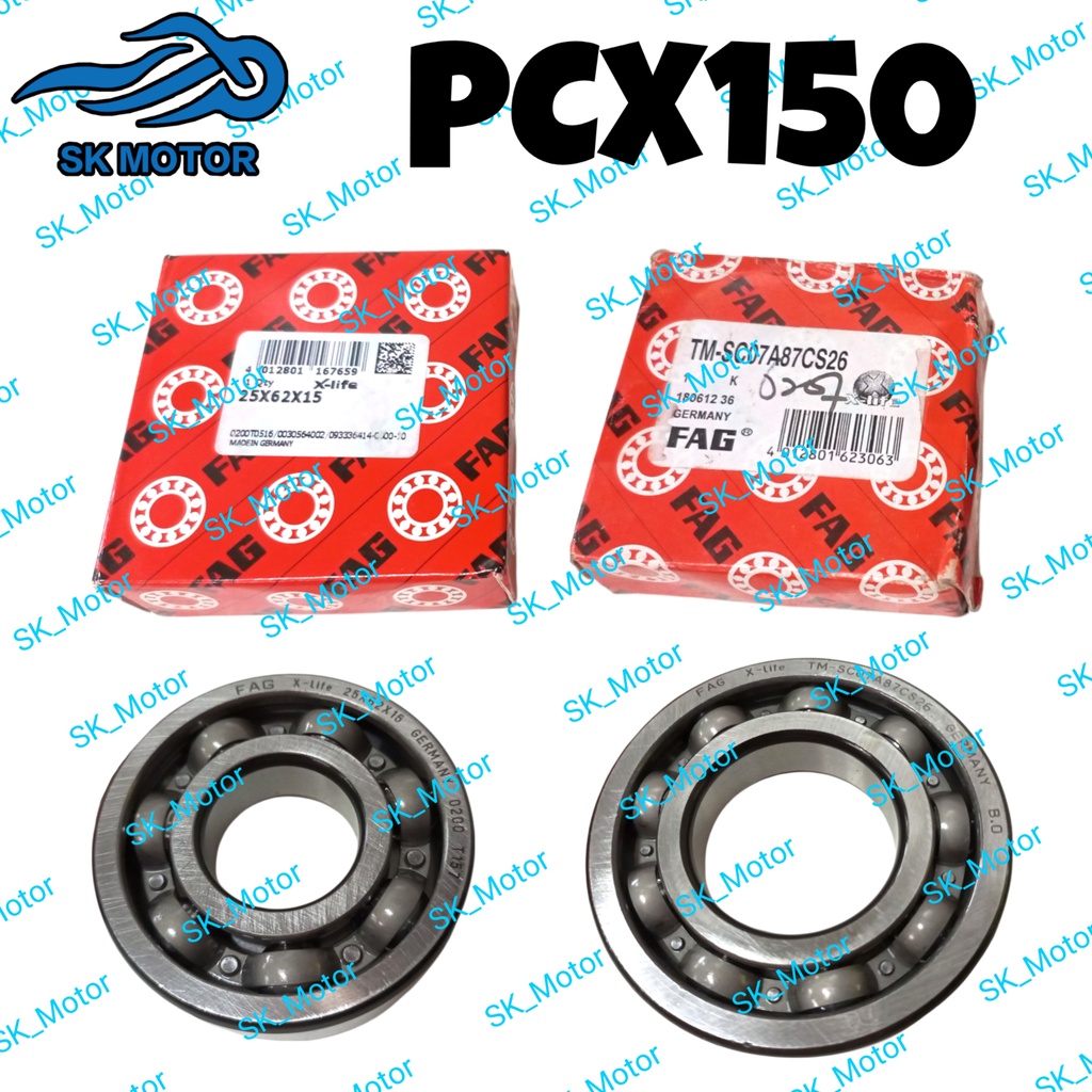 FAG Honda PCX 150 VARIO 150 (Made In Germany) Crankshaft Bearing Set