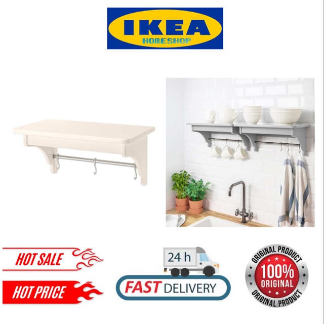 IKEA TORNVIKEN Wall Shelf 50cm Para Dinding dapur