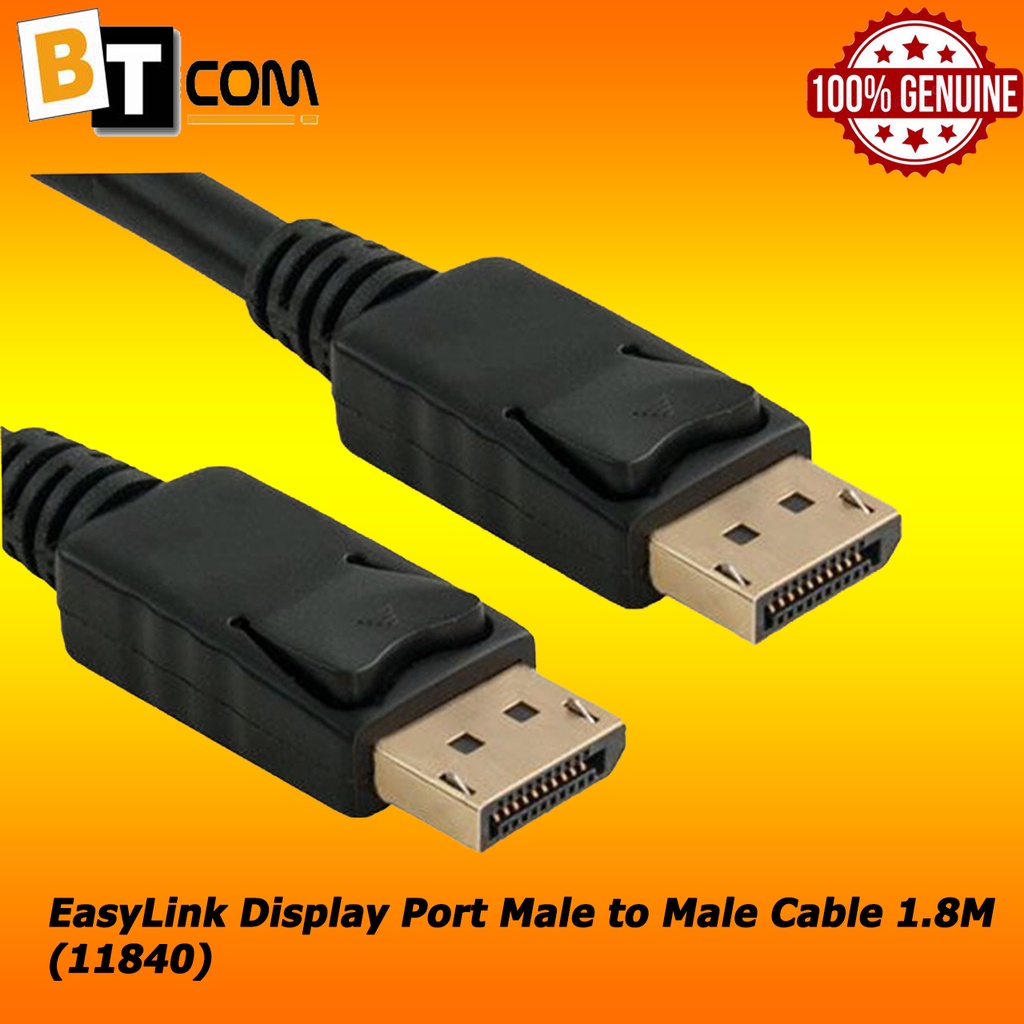 Display Port Male to Male Cable 1.5M 5M.LCD00.019 | Shopee Malaysia