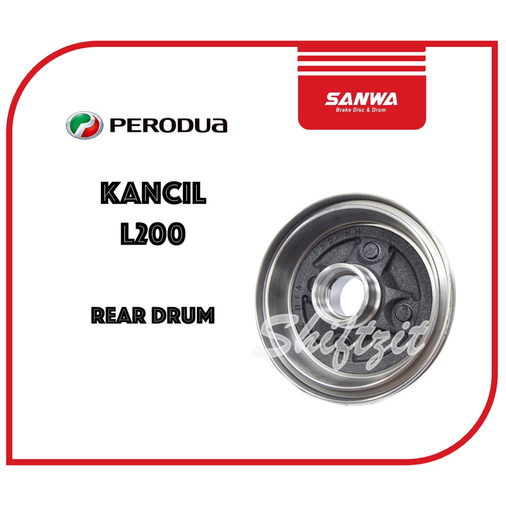 Sanwa Rear Brake Drum Perodua Kancil (1PC) Shopee Malaysia