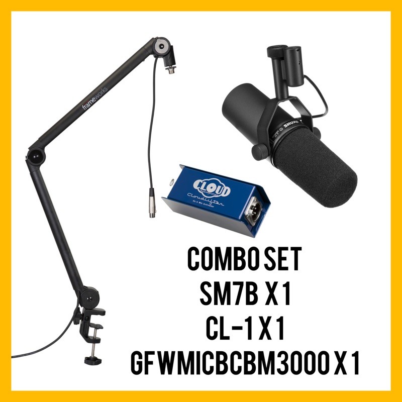 SHURE SM7B Studio Microphone | SM-7B SM7-B SM7B | Shopee Malaysia