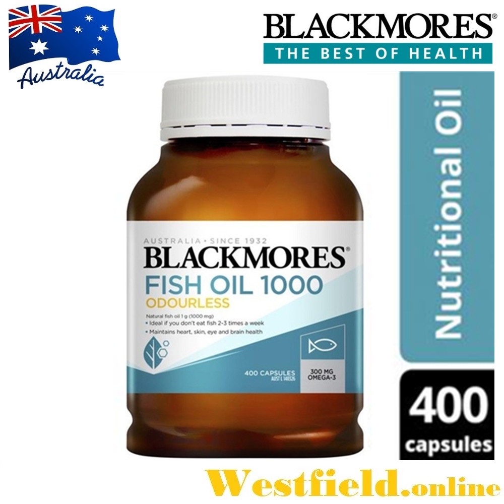 [Australia Import EXP 03/2027] Blackmores Odourless Fish Oil 无腥味深海鱼油 ...