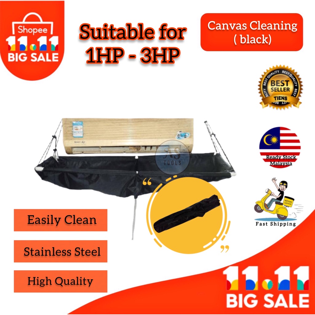 32L 25L 20L EPAI BOX CLEANING AIRCOND Service Aircond Cleaning Box canvas Kanvas cassette wallunit WaterJet Tong kuning