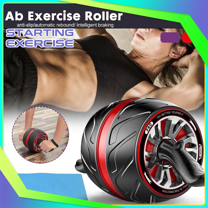 Ab roller with spring clearance