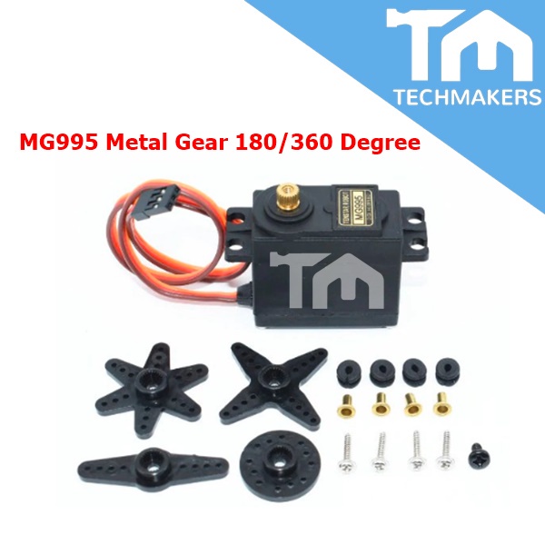 MG995R MG995 MG 995 180/360 Degree Towerpro Digital High Torque Metal Gear Servo Motor RC Toy Remote TechMakers