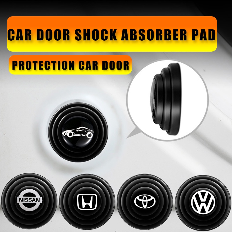 10pcs Car Door Anti Collision Gasket Shock Absorber Silicone Pad Car Door  Shock Pads Stickers Car Auto Anti-Noise Buffer Gaskets - AliExpress