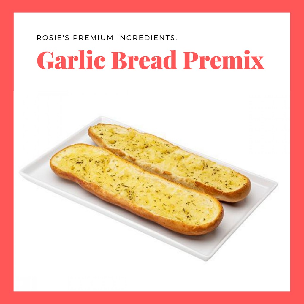 500g/1kg Garlic Bread Premix | Campuran Roti Bawang Putih | 大蒜面包预混料 ...