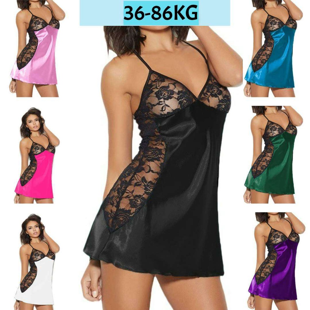 Plus Size Lingerie Sexy Night Wear Women Sexy Night Dress For Sex Baju Tidur Seksi Wanita Baju