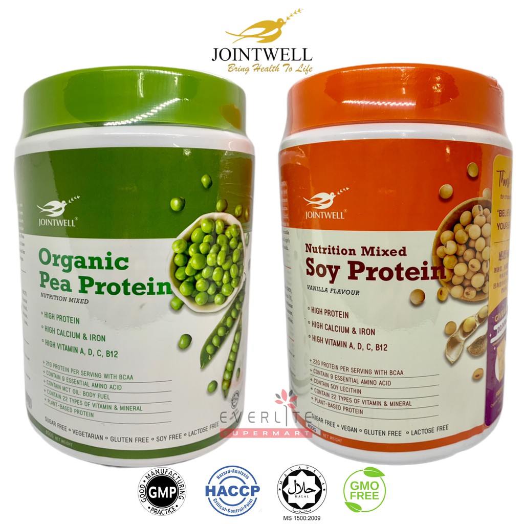 Jointwell Organic Pea Protein / Soy Protein [Expiry Date May 2023] Shopee Malaysia