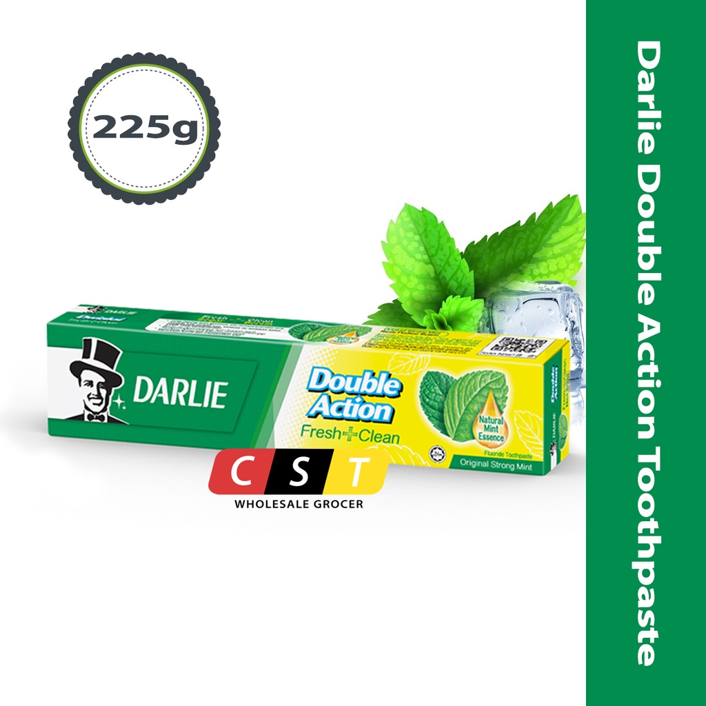 Darlie Double Action Toothpaste 225g [ Natural Mint ] | Shopee Malaysia