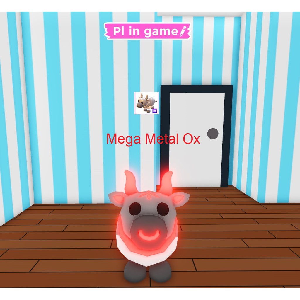 Mega Neon Metal Ox Adopt Me Roblox | Shopee Malaysia