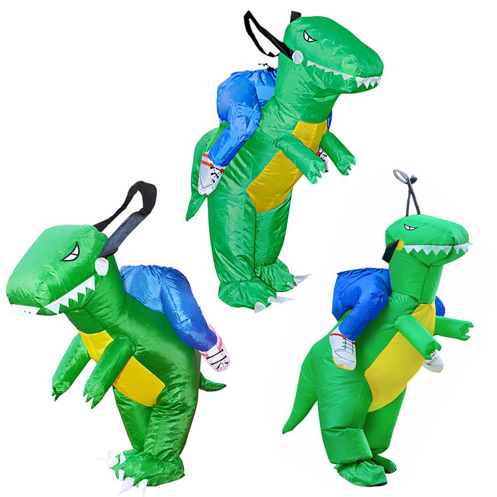 3d Riding Inflatable Dinosaur Costume Halloween Dress Cosplay Suit 3d