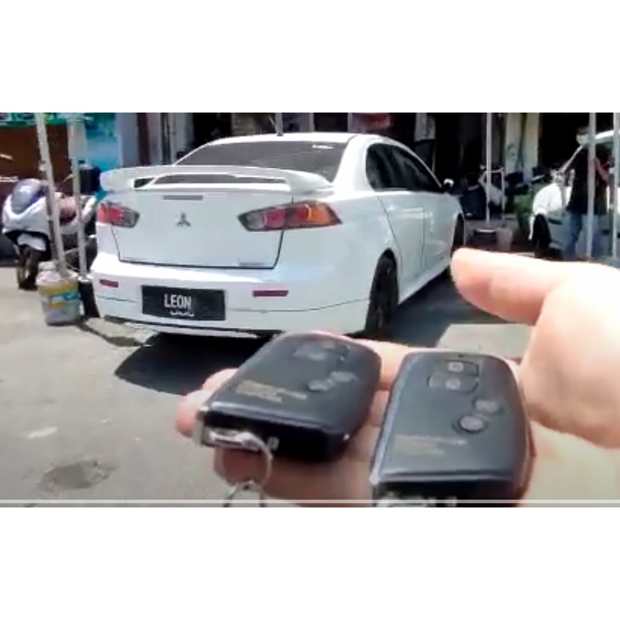 Leon PKE Lancer Mitsubishi Fully Keyless Entry Smart Alarm System ...