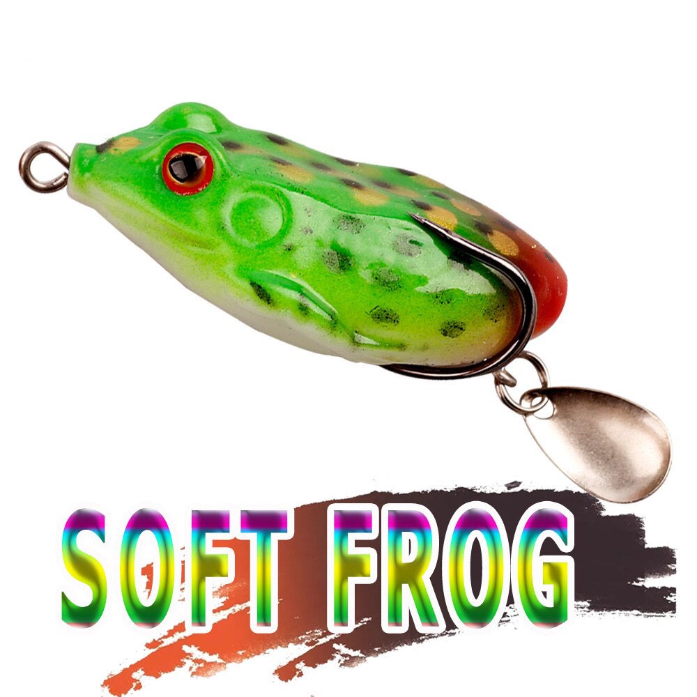 The 5cm Long Fake lure Bait Weighs 10g With A Rotating Spoon To Create