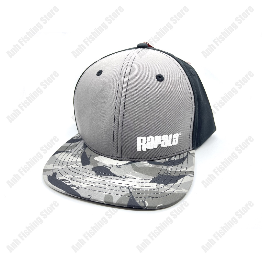 Odjeća Rapala Flat Brim Cap - Grey / Black at Cheap Prices