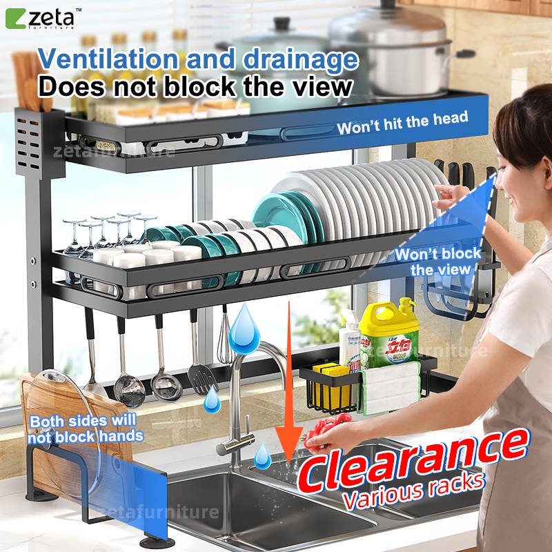 Anti-rust Kitchen Shelf/Easy Clean Kitchen Rack/Stainless Steel Sink ...