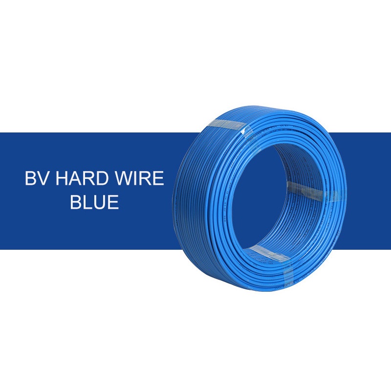 Insulated Electric Wire Cable BV Single Core Hard Wire AWG7 AWG9 AWG11 ...