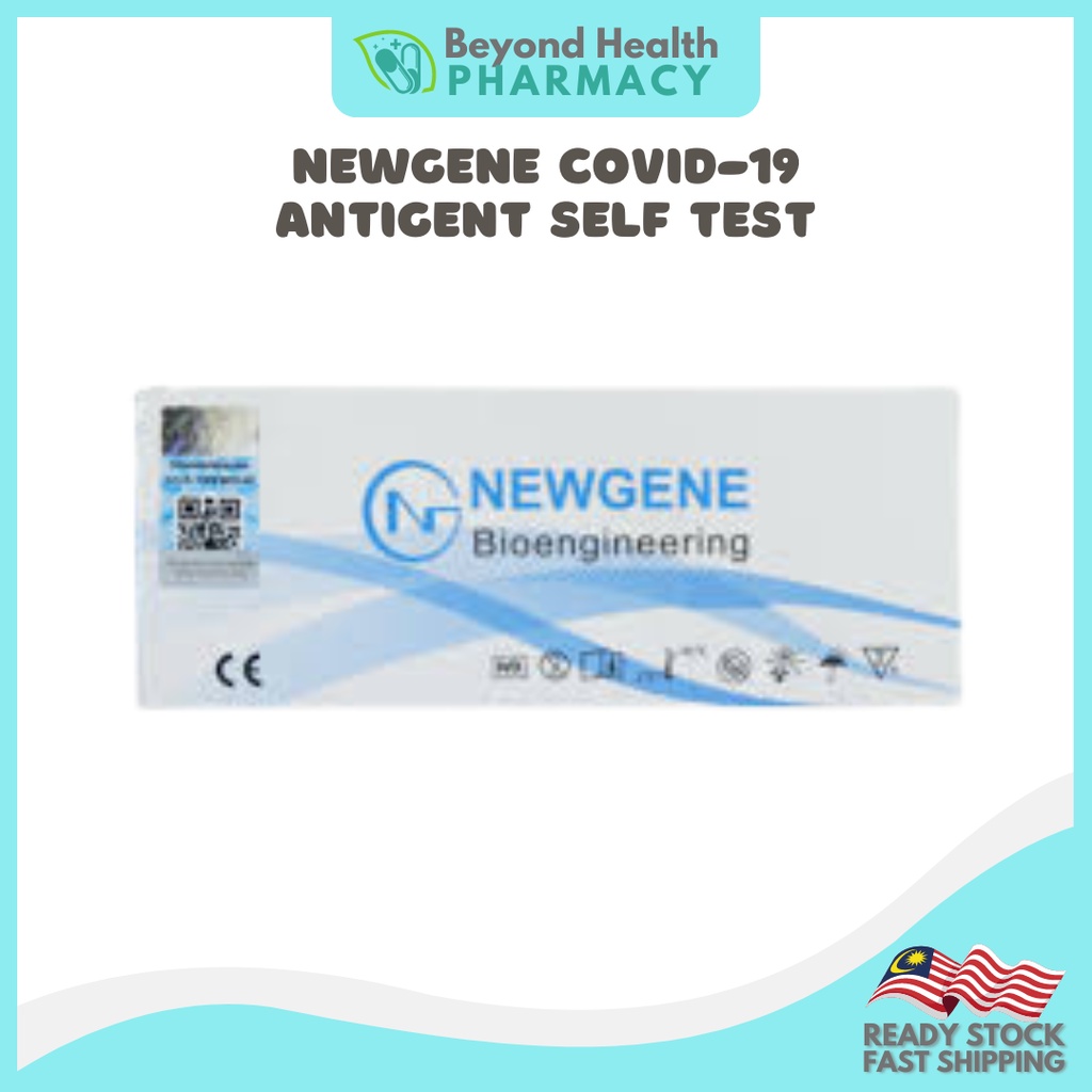 100% ORIGINAL NEWGENE COVID 19 Home Self Test Rapid Antigen Kit (RTK) 1 ...