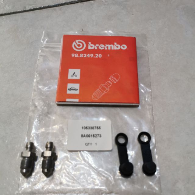 Brembo Brake Bleeder Valve Pair Includes two bleeder valves and