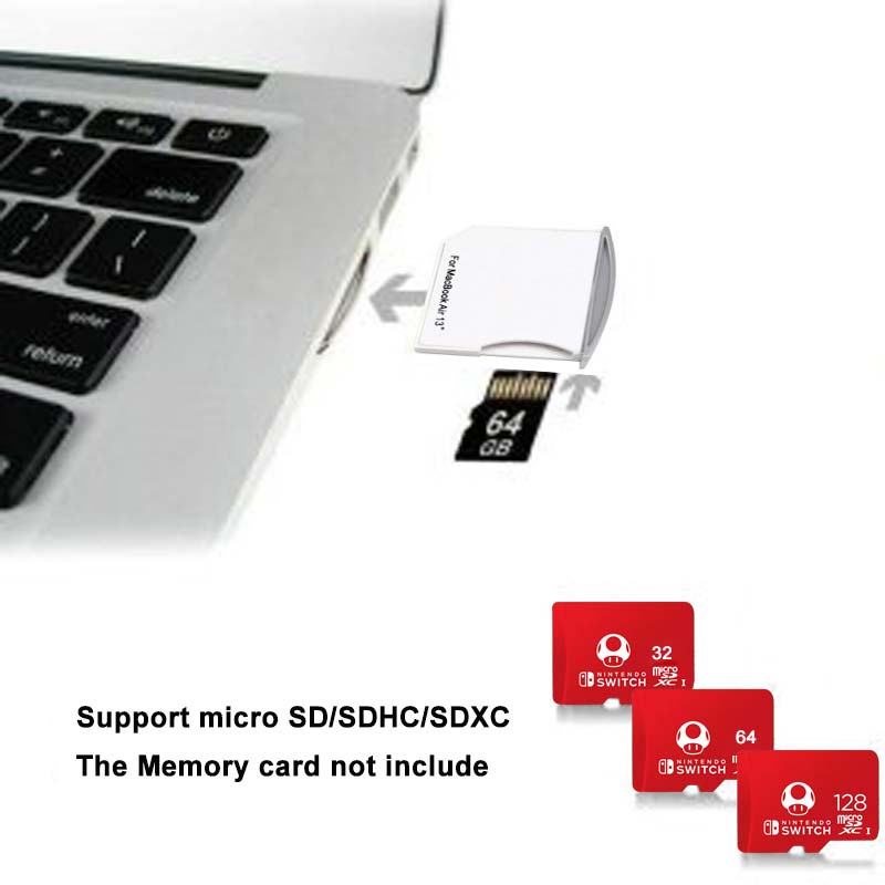 Micro SD to SDHC TF Card Memory Adapter Drive For Macbook Air SD Card ...