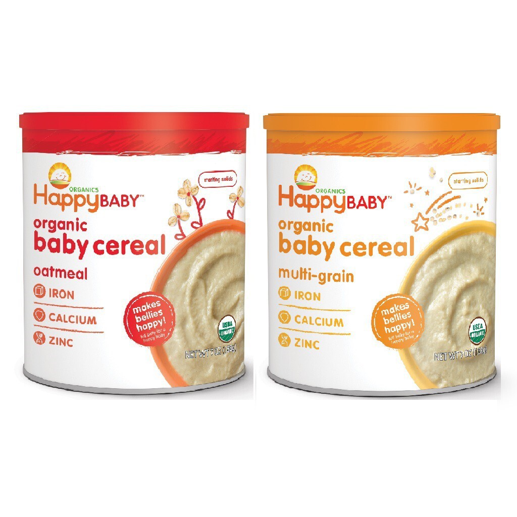 Happy baby sales probiotic oatmeal cereal