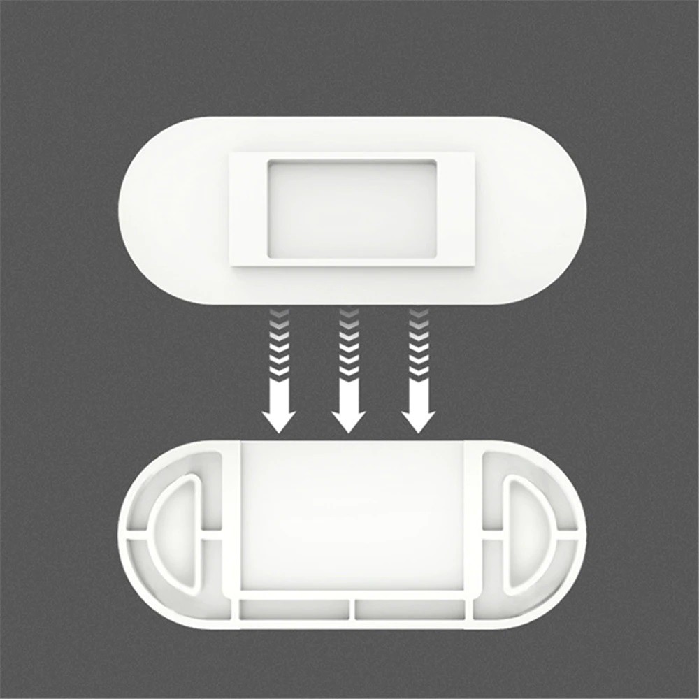 AXN Socket Holder Self-Adhesive Sticker Punch-free Plug Fixer Home ...