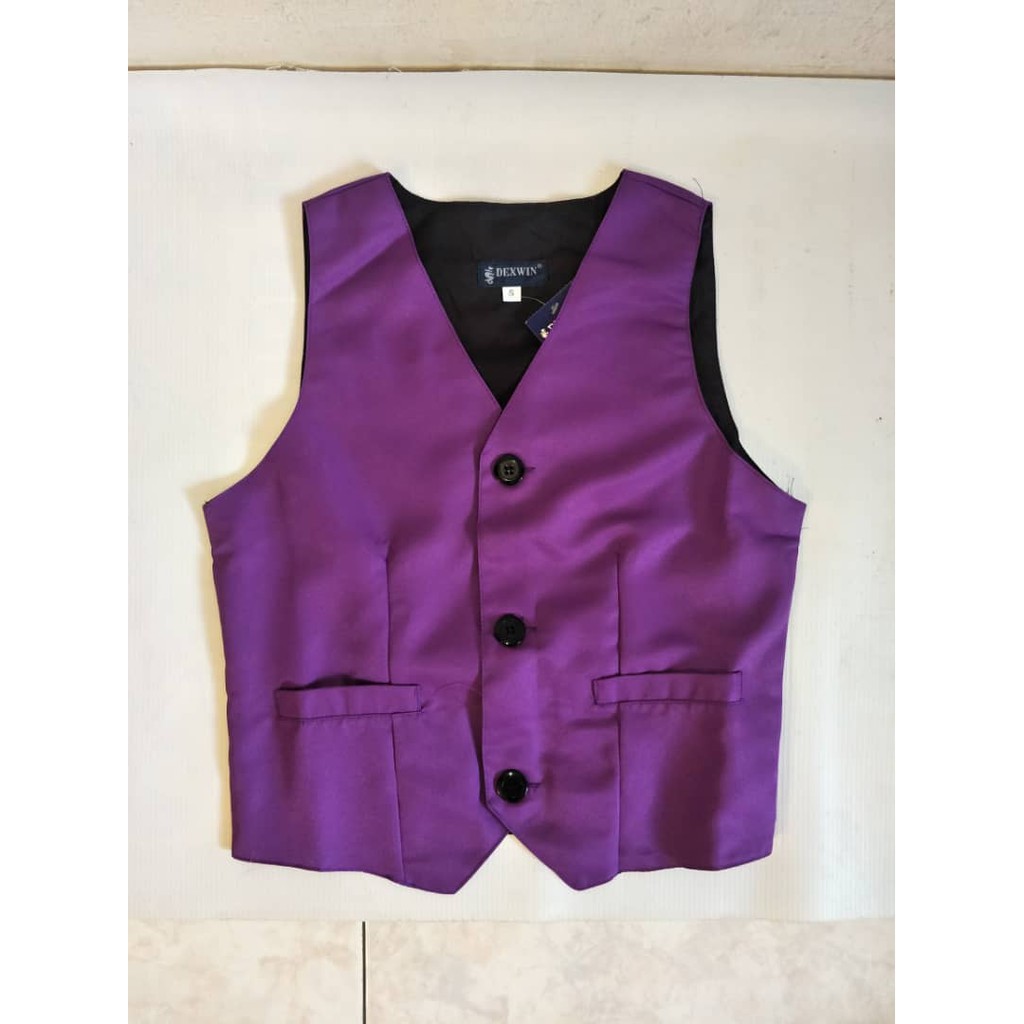 Vest sekolah /School Uniform Purple Vest | Shopee Malaysia