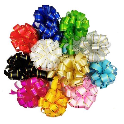 80mm 1pc Bow Ribbon Flower Ball Birthday Wedding Car Party Gift Wrap ...
