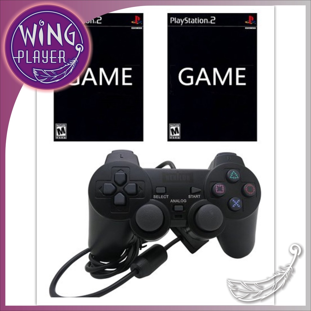 PS2 Dual Shock2 Controller Combo Set + With 2 Games | Shopee Malaysia