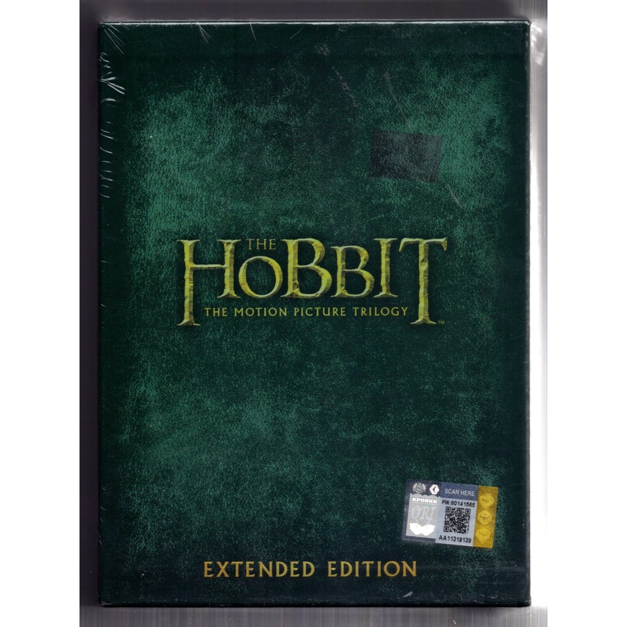 DVD BOXSET THE HOBBIT - MOTION PICTURE TRILOGY EXTENDED EDITION ...